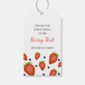 Berry First Birthday Cadeaulabel (Voorkant)