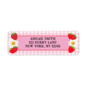 BERRY FIRST BIRTHDAY  ETIKET (Voorkant)