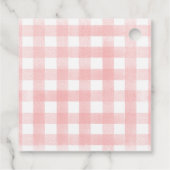 Berry First Birthday Girl 1st Birthday Strawberry Bedankjes Labels (Achterkant)