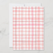 Berry First Birthday Invitation | Aardbei Kaart (Achterkant)