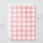 Berry First Birthday Invitation Kaart (Achterkant)