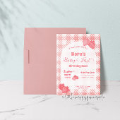 Berry First Birthday Invitation Kaart