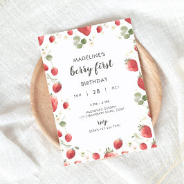 Berry First Birthday Kaart