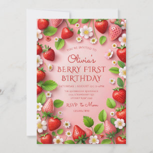 Berry First Birthday Kaart