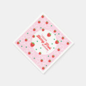 Berry First Birthday Napkins Servet (Hoek)