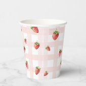 Berry First Birthday Papieren Bekers (Rechts)