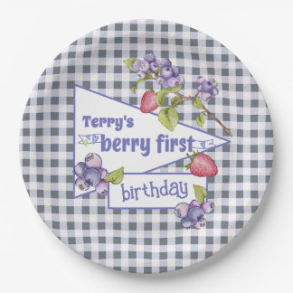 Berry First Birthday Papieren Bordje