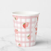 Berry First Birthday Party Cup Papieren Bekers (Rechts)