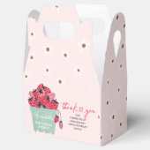 Berry First Birthday Party Invitation Strawberry Bedankdoosjes (Geopend)