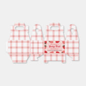 Berry First Birthday Party Invitation Strawberry F Bedankdoosjes (Uitgevouwen)