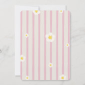 Berry First Birthday Party Invitation with Photo Kaart (Achterkant)