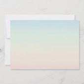 Berry First Birthday Party Kaart (Achterkant)