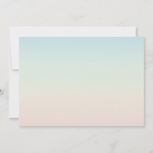 Berry First Birthday Party Kaart (Achterkant)