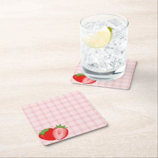 Berry First Birthday Party Kartonnen Onderzetters