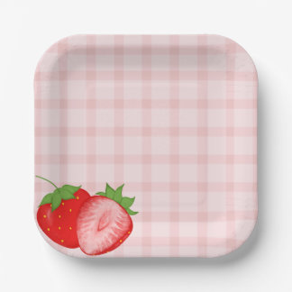 Berry First Birthday Party Paper Plates Papieren Bordje