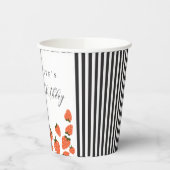 Berry First Birthday Party Papieren Bekers (Links)