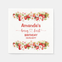 Berry First Birthday Servet