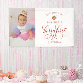 Berry First Birthday Spandoek