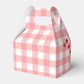 Berry First Birthday Strawberry Eerste 1e Welkom Bedankdoosjes (Achterkant)