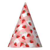 Berry First Birthday Strawberry Eerste 1e Welkom Feesthoedjes (Links)