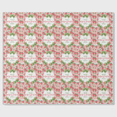 Berry First Birthday Strawberry Party Cadeaupapier (Vlak)