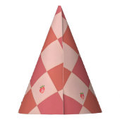 Berry First Birthday Strawberry Party  Feesthoedjes (Achterkant)