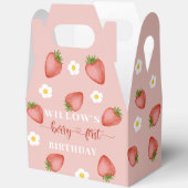 Berry First Birthday Theme Party Boxen Bedankdoosjes (Open)