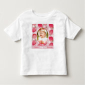 Berry First Birthday Toddler Photo T-Shirt (Voorkant)