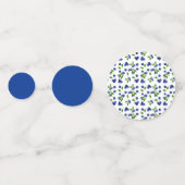 Berry First Birthday Waterverf Blueberry Cute Confetti (Achterkanten)