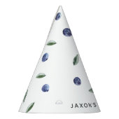 'Berry First' Blueberry 1e verjaardag Feesthoedjes (Links)