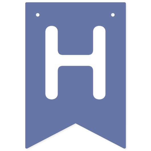 'Berry First' Blueberry 1e verjaardag Vlaggetjes (Tweede vlag)