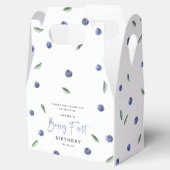 'Berry First' Blueberry 1e verjaardagsfeestje Bedankdoosjes (Geopend)