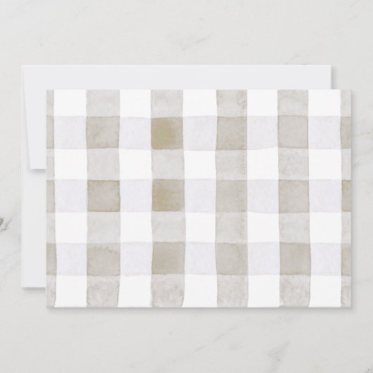 Berry First Blueberry Greenery 1e Verjaardag Foto Kaart (Achterkant)