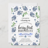 Berry First Blueberry Kaart (Voorkant)