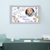 Berry First Boy's Verjaardagsbanner Spandoek (Beurs)
