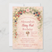 Berry First Garden 1st Birthday Kaart (Voorkant)