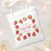 Berry First Girls aardbei Personalized Birthday Bedankzakje (Geknipt)