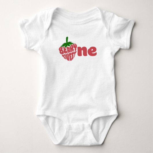 Berry First One Verjaardag Baby Bodypakje Romper (Voorkant)