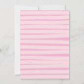 Berry First Pink Strawberry Patch 1st Birthday Kaart (Achterkant)