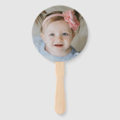 Berry First Strawberry Birthday Party foto Handwaaier (Achterkant)