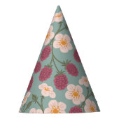 Berry First Strawberry Bouquet Verjaardag Feesthoedjes (Voorkant)