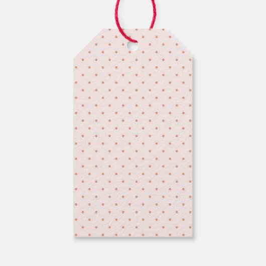 Berry First Strawberry Bow 1st Birthday Party Cadeaulabel (Achterkant)