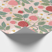 Berry First Strawberry Cadeaupapier (Hoek)