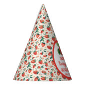 Berry First Strawberry Girl 1e verjaardag Feesthoedjes (Links)