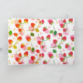 Berry First Strawberry Girl 1e verjaardag foto (Binnen)