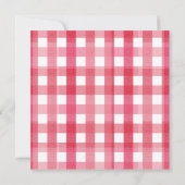 Berry First Strawberry Lijst Sweet 1e Verjaardag Kaart (Achterkant)