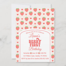 Berry First | Verjaardagsfeestje van het aardbeim 
