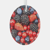 Berry-Fresh achtergrond mozaïek Glas Ornament (Voorkant Rechts)