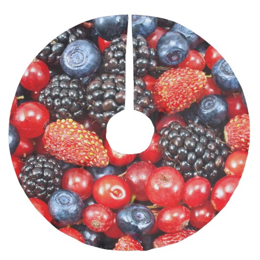 Berry-Fresh achtergrond mozaïek Kerstboom Rok (Voorkant)