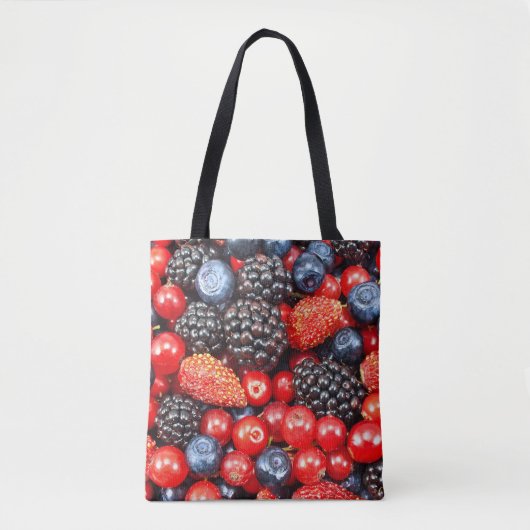 Berry-Fresh achtergrond mozaïek Tote Bag (Voorkant)